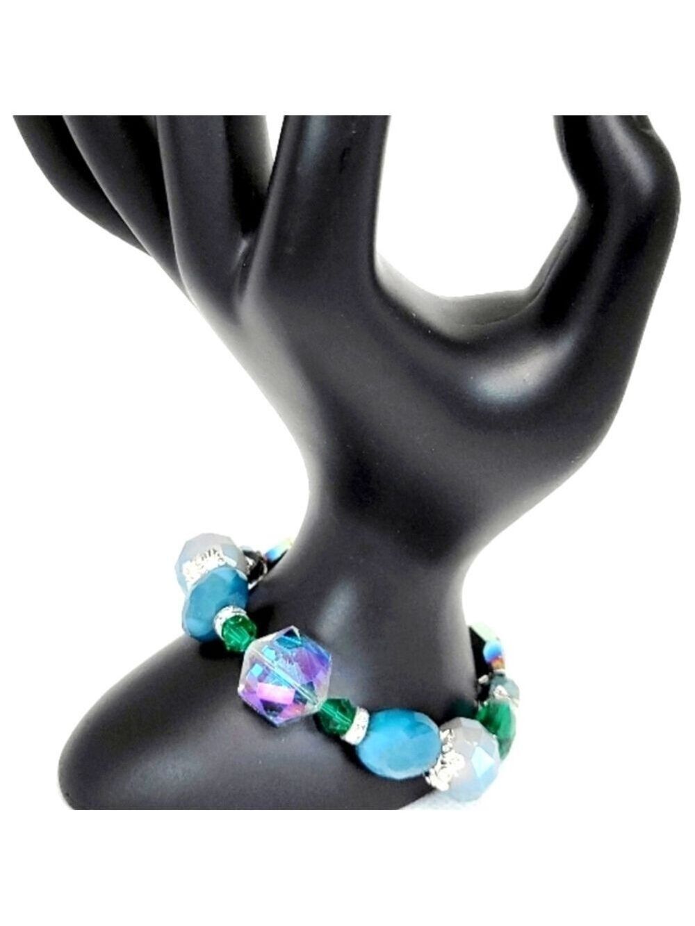 Artisanal Multicolor Glass Beaded Bracelet